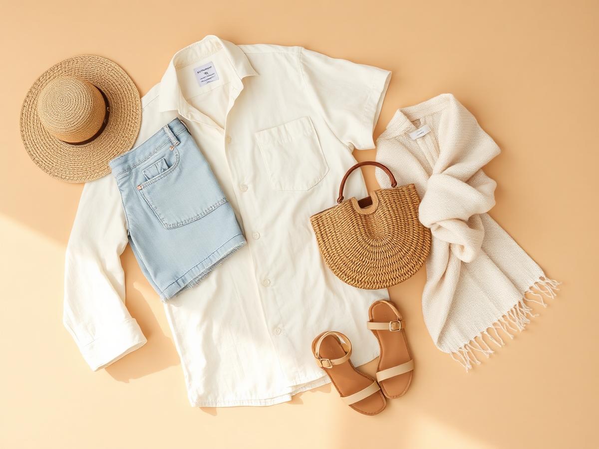 Layering for cooler evenings